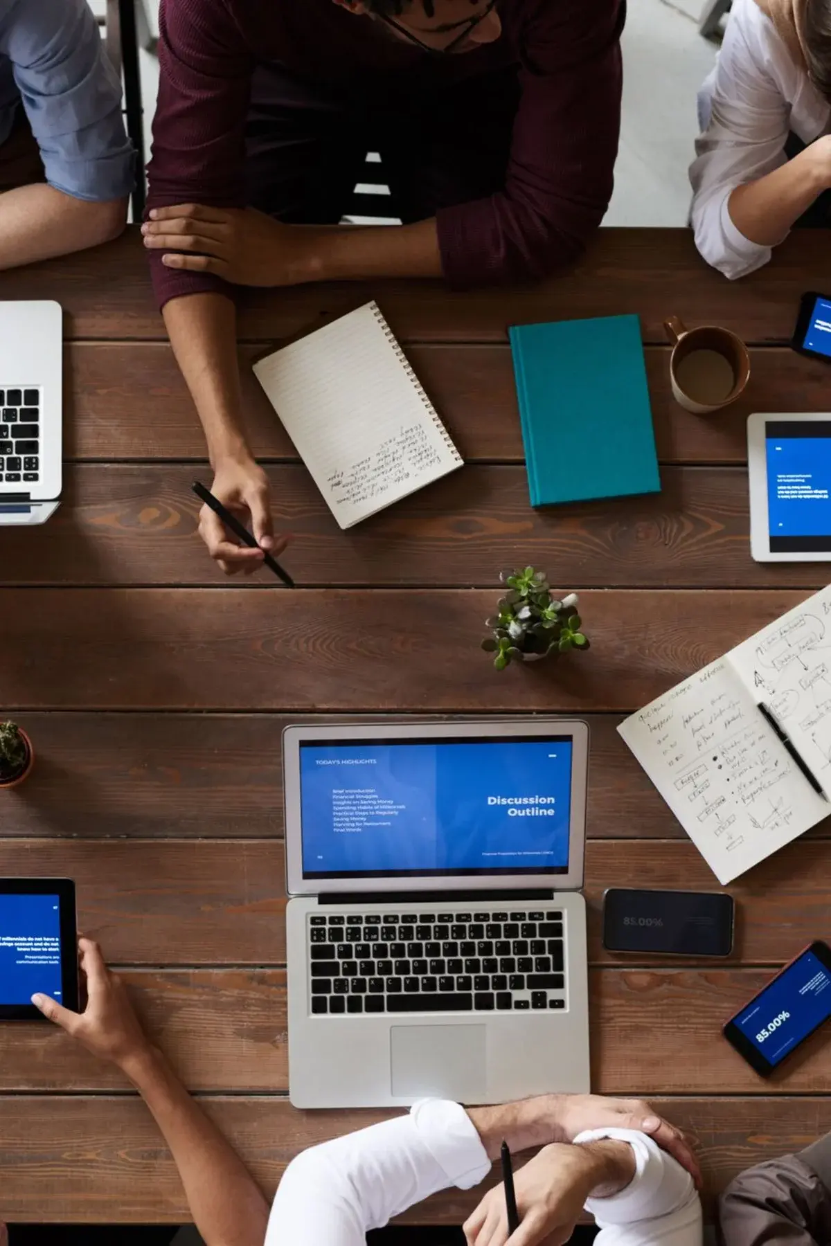 Modern web design workspace for local Brandon web studio